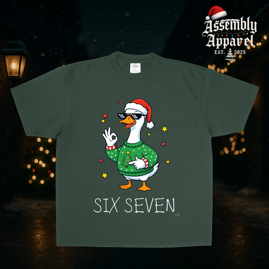 SIX SEVEN Christmas Duck Tee — Limited Holiday Drop