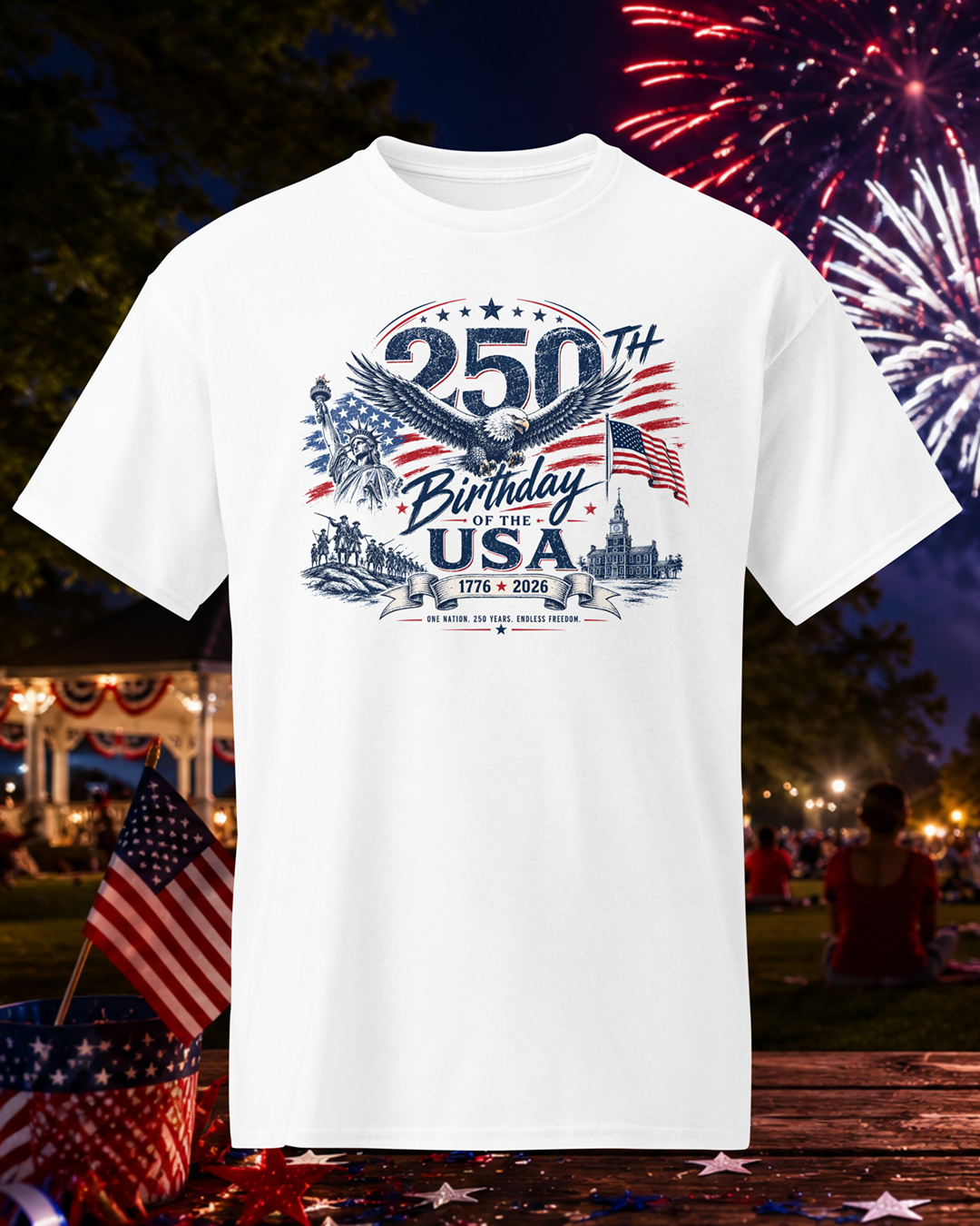 250th Birthday of the USA Tee