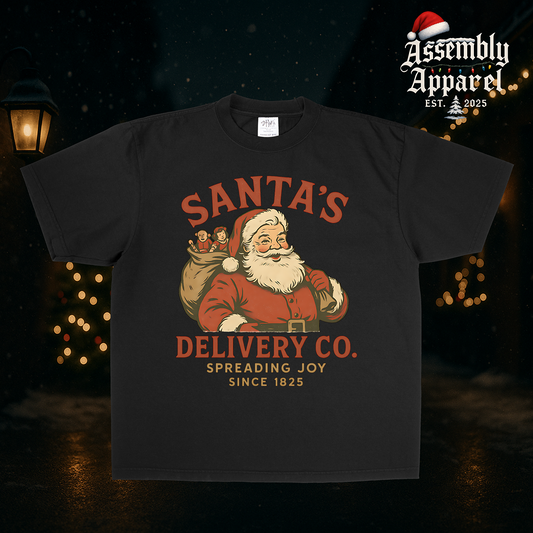 Santa’s Delivery Co. — Vintage Christmas Tee