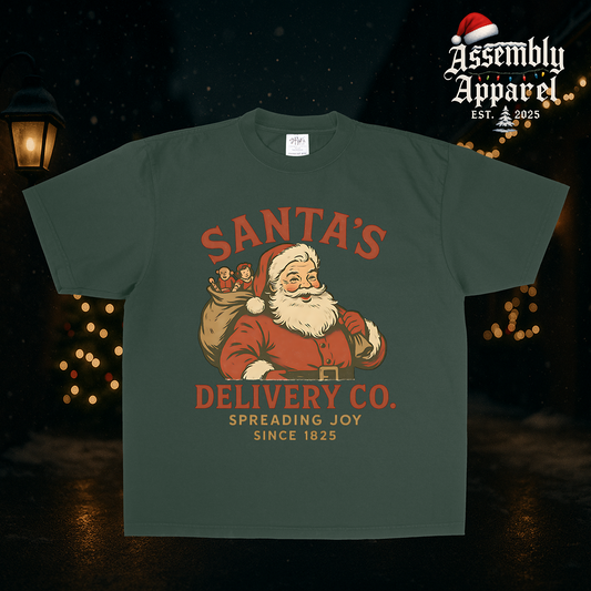 Santa’s Delivery Co. — Vintage Christmas Tee