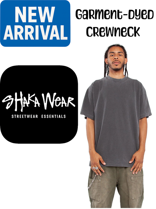 Shaka Wear SHGD - Garment-Dyed Crewneck T-Shirt