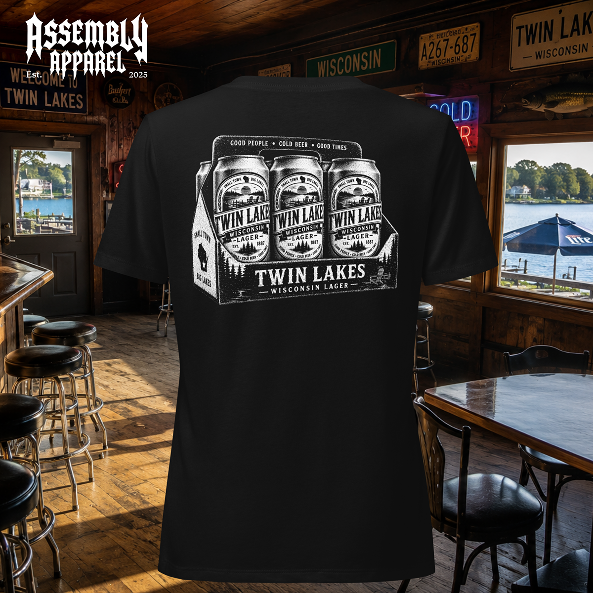 Women's Twin Lakes Wisconsin Lager V-Neck