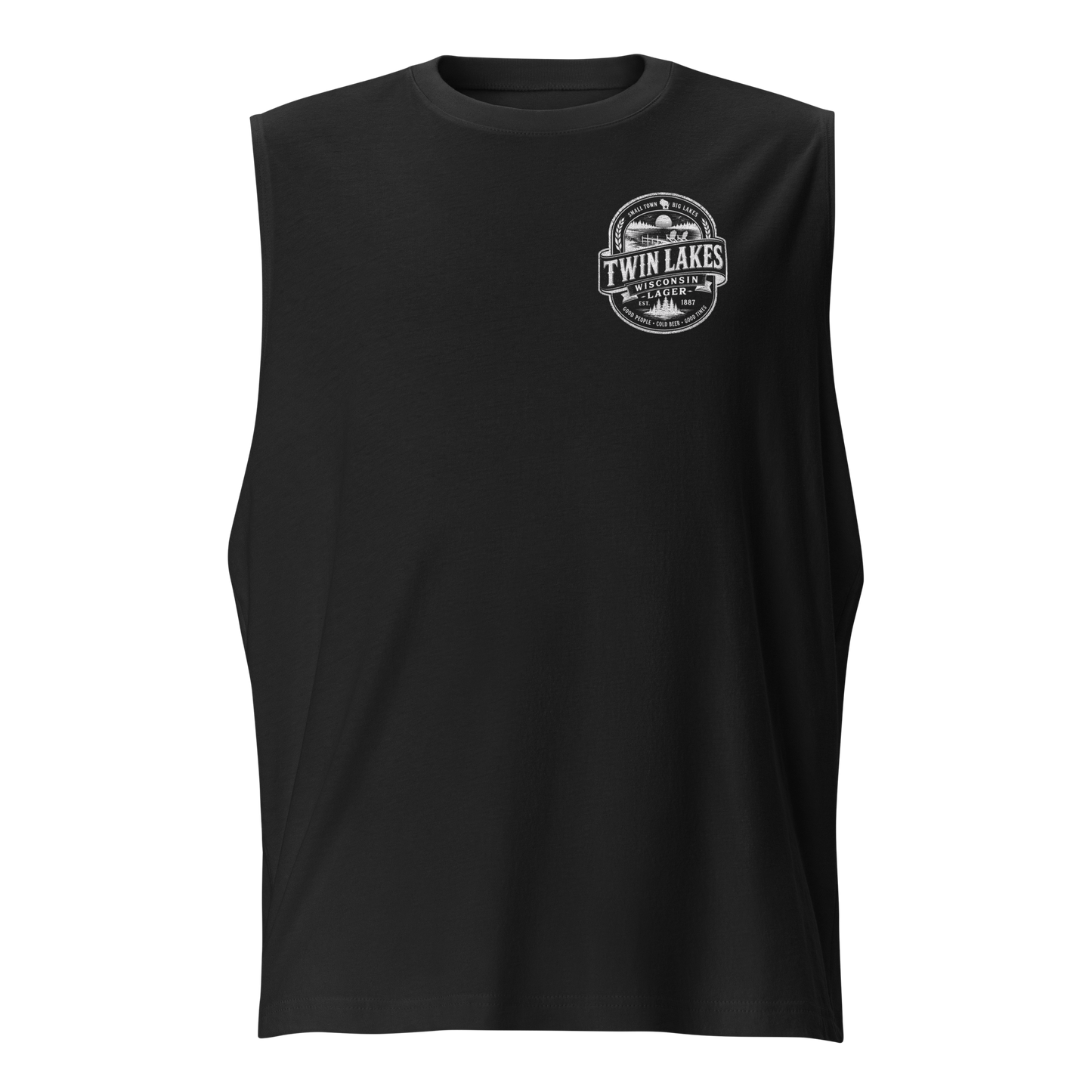 Twin Lakes Wisconsin Lager Muscle Tank