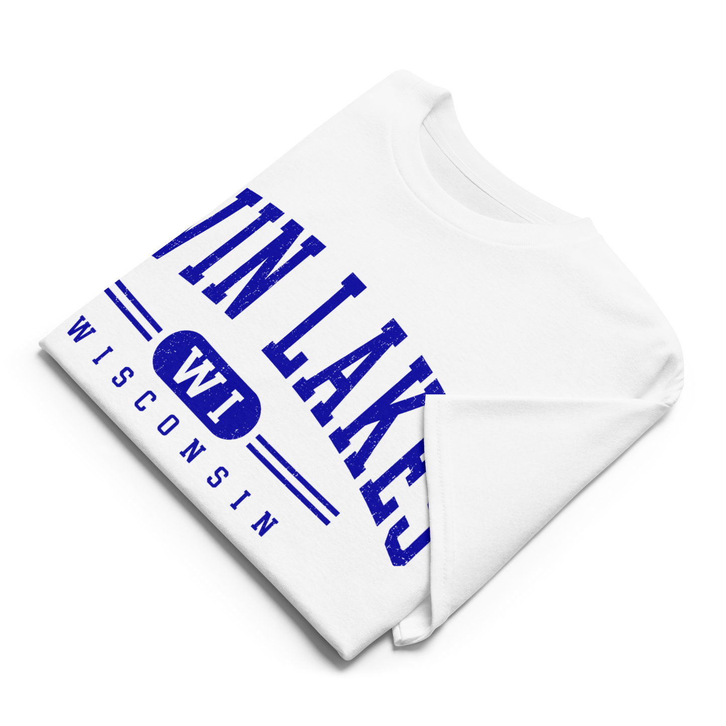 Twin Lakes WI Classic White Tee