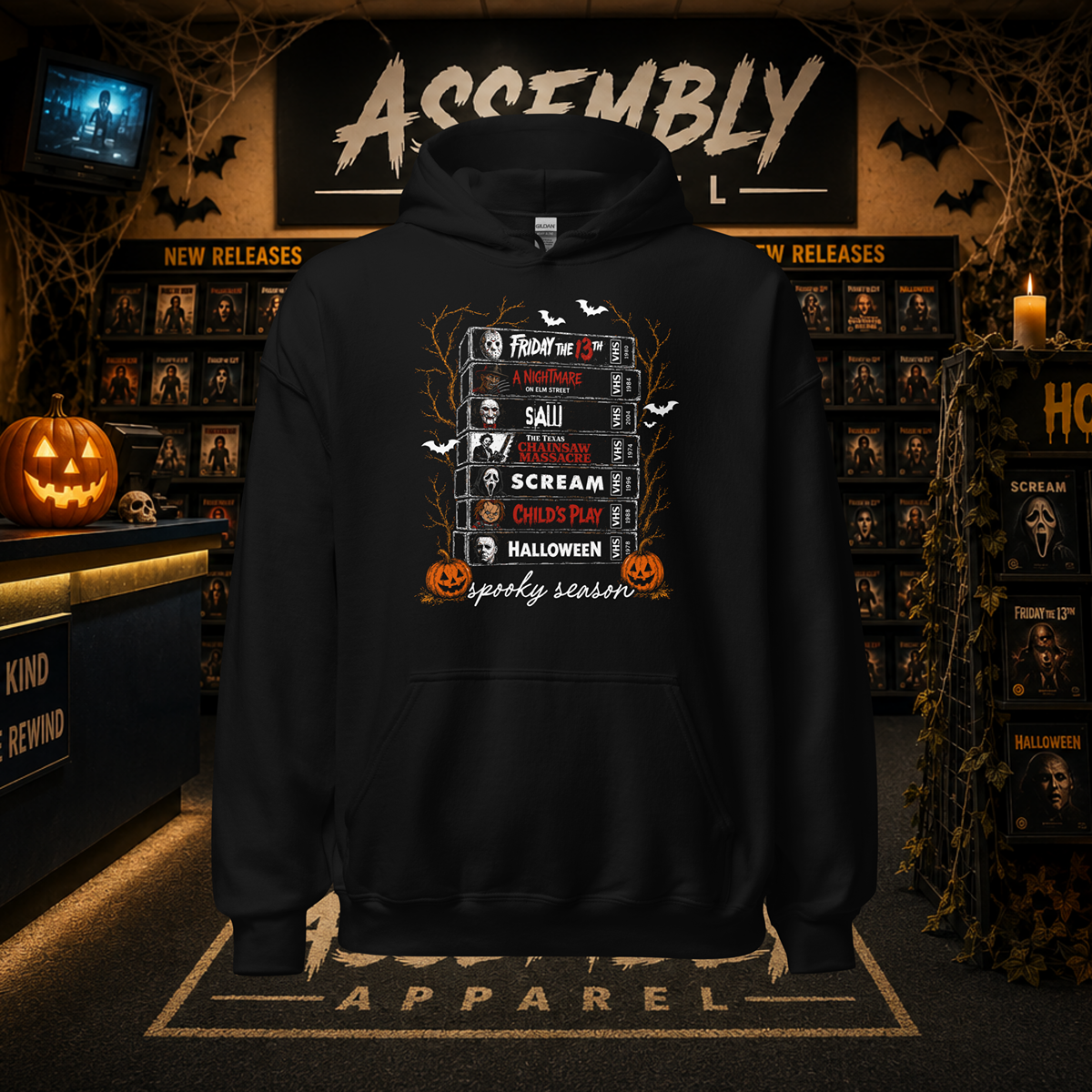 VHS Tape Slasher Hoodie